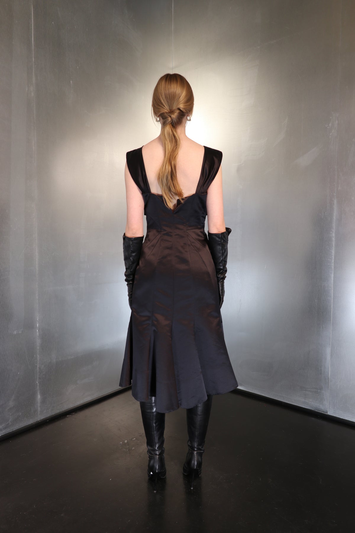 Vintage Moschino Silkmix Bow Dress