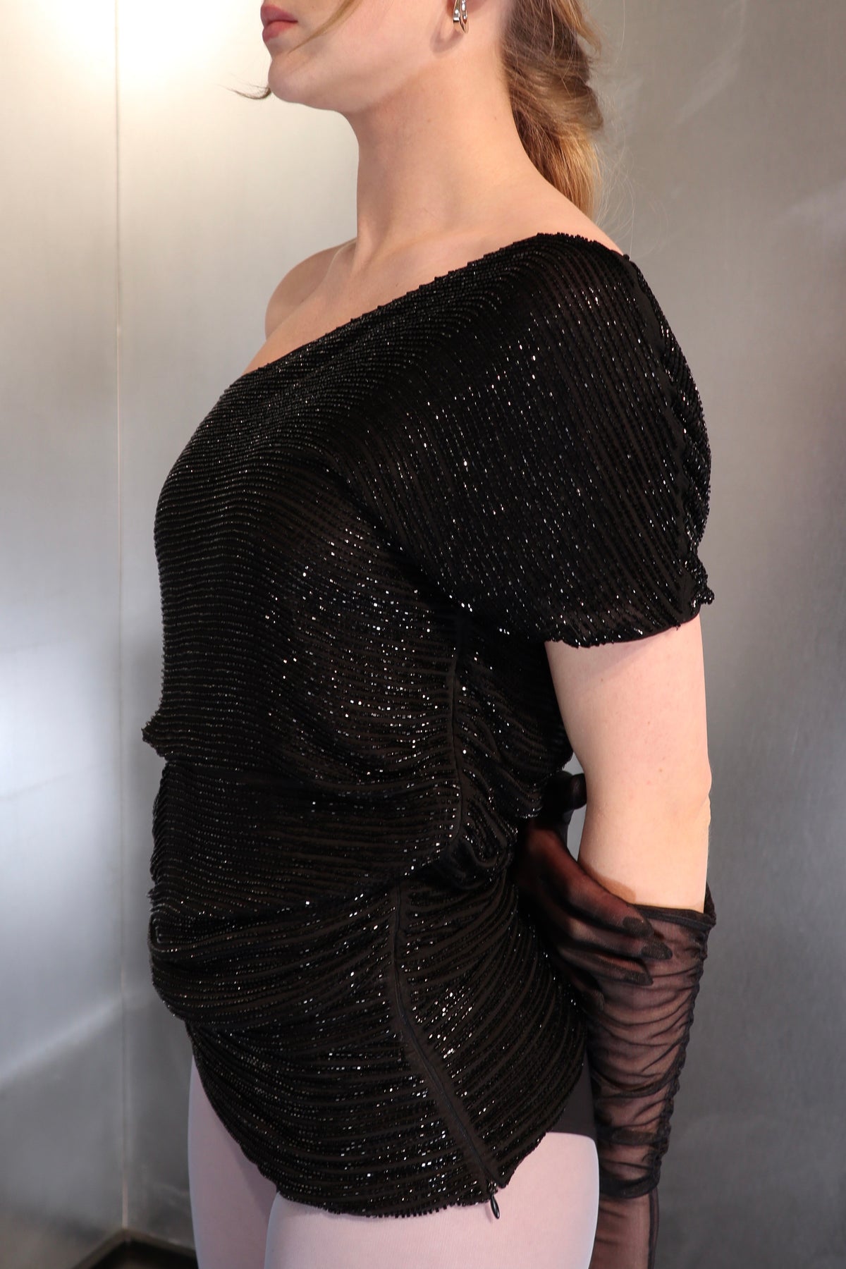 90´s Armani swim beadwork romper