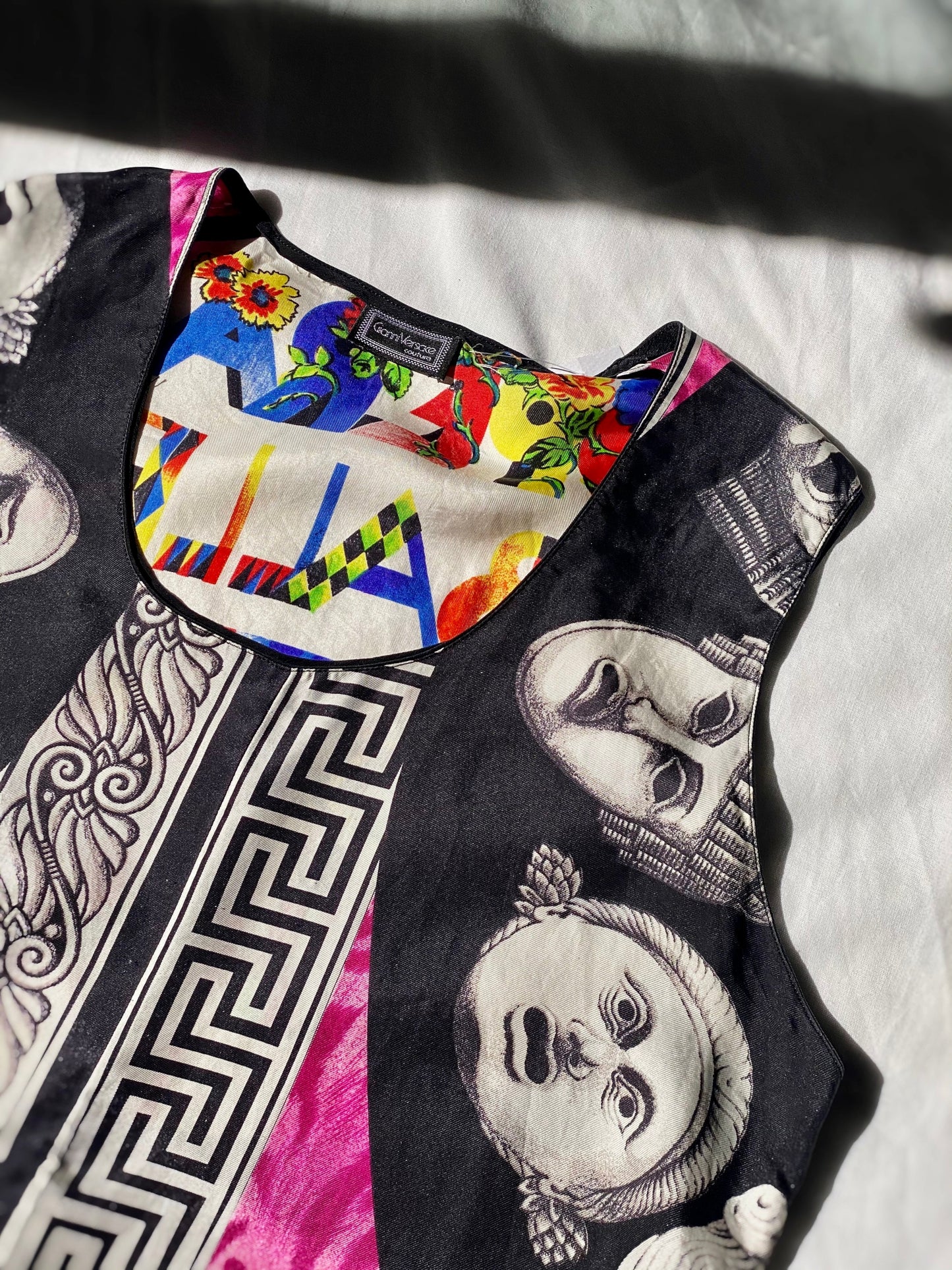 1991 Gianni Versace Couture Silk Top