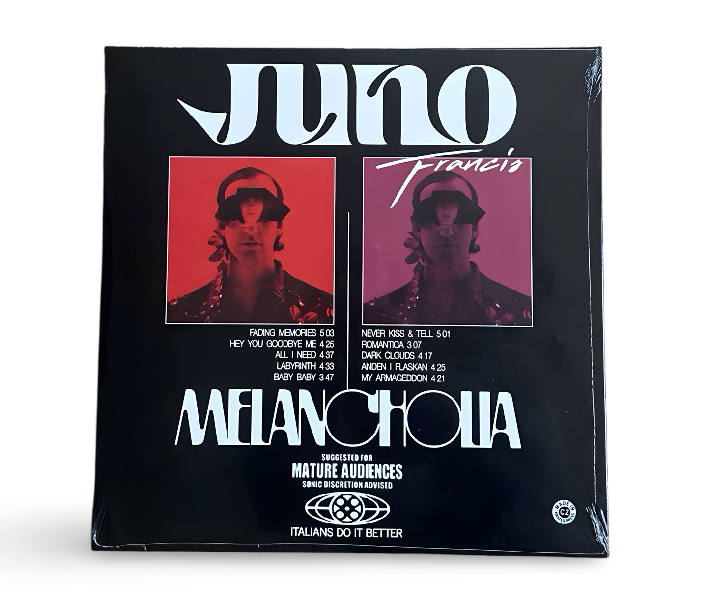 MELANCHOLIA ( Limited Edition Pink Vinyl ) Juno Francis